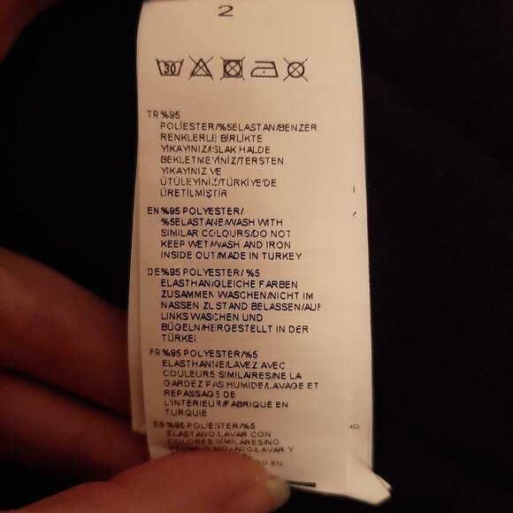 TRENDYOL Black V-Neck Sleeveless A-Line Flowy Cocktail Dress - Size 40 - Picture 9 of 11